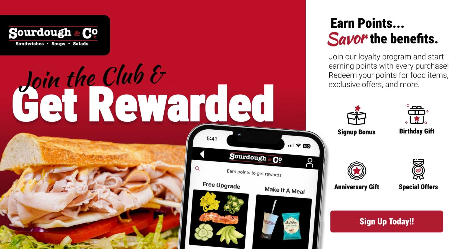 Sourdough and Co Rewards Program